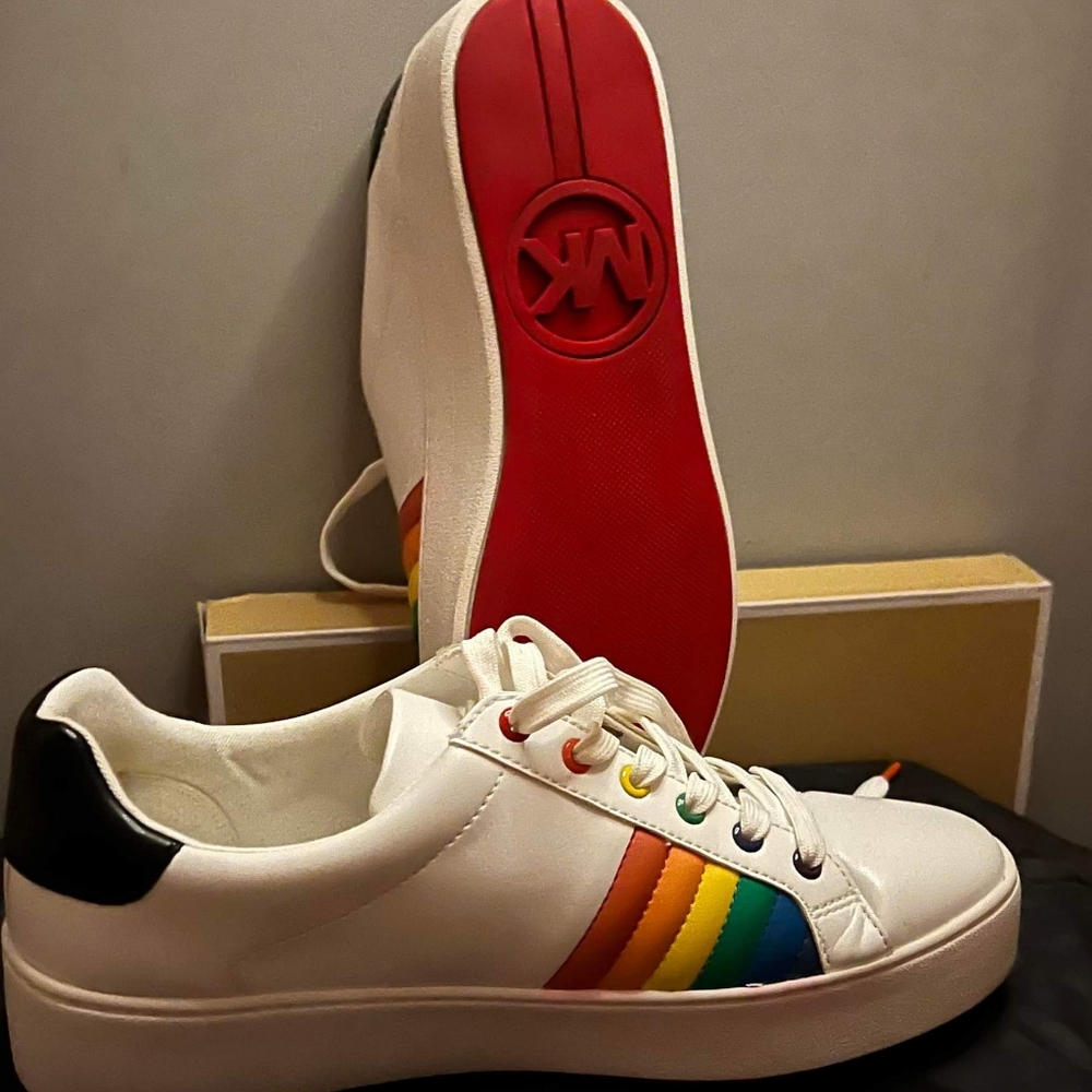Michael Kors rainbow shoes